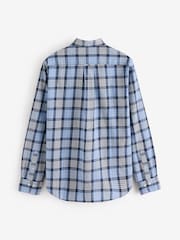 Camisa a cuadros melange de popelina GANT - Imagen 2 de 5