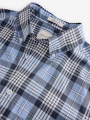 Camisa a cuadros melange de popelina GANT - Imagen 3 de 5