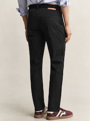 GANT Black Regular Fit Desert 5-Pocket Jeans - Image 2 of 6