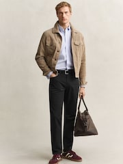 GANT Black Regular Fit Desert 5-Pocket Jeans - Image 4 of 6