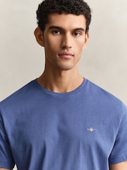 GANT Blue Shield Logo T-Shirt - Image 4 of 5