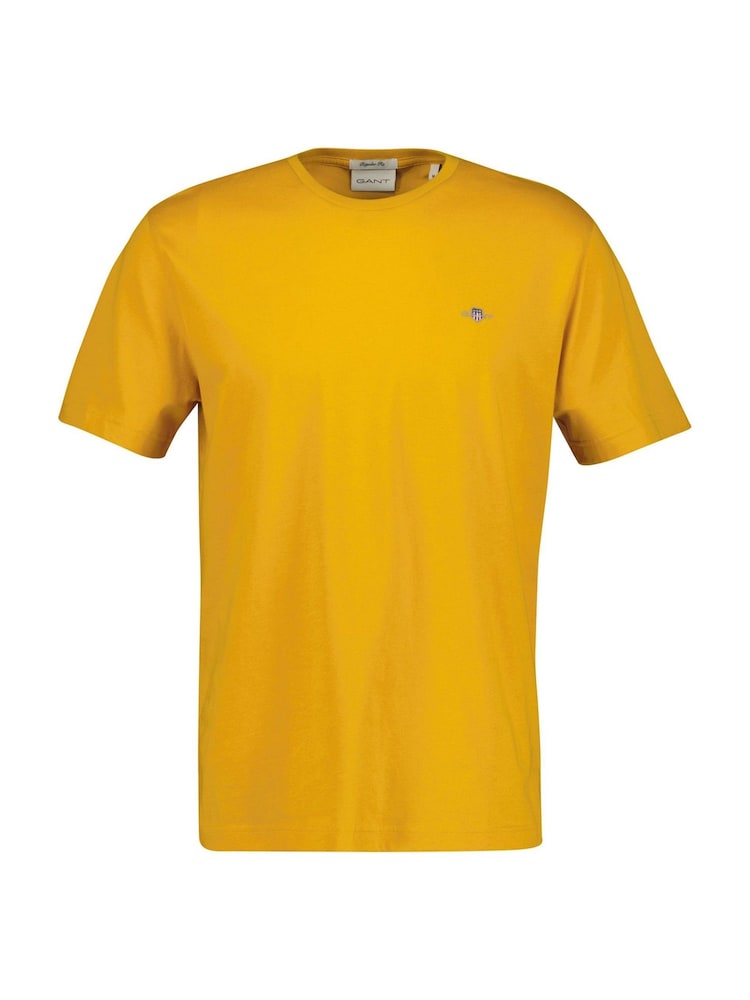 GANT Yellow Shield Logo T-Shirt - Image 1 of 1