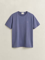 GANT Mid Blue Shield Logo T-Shirt - Image 5 of 5