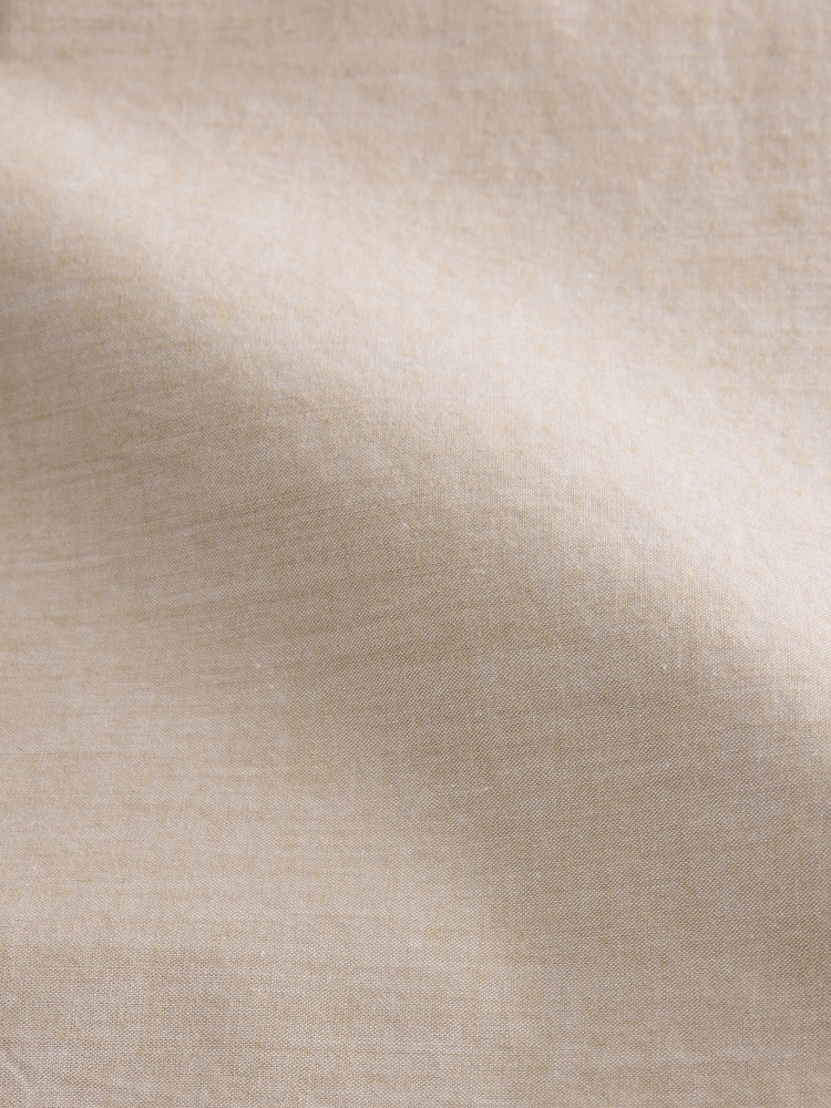 GANT Brown Classic Poplin Short Sleeve Shirt - Image 5 of 5