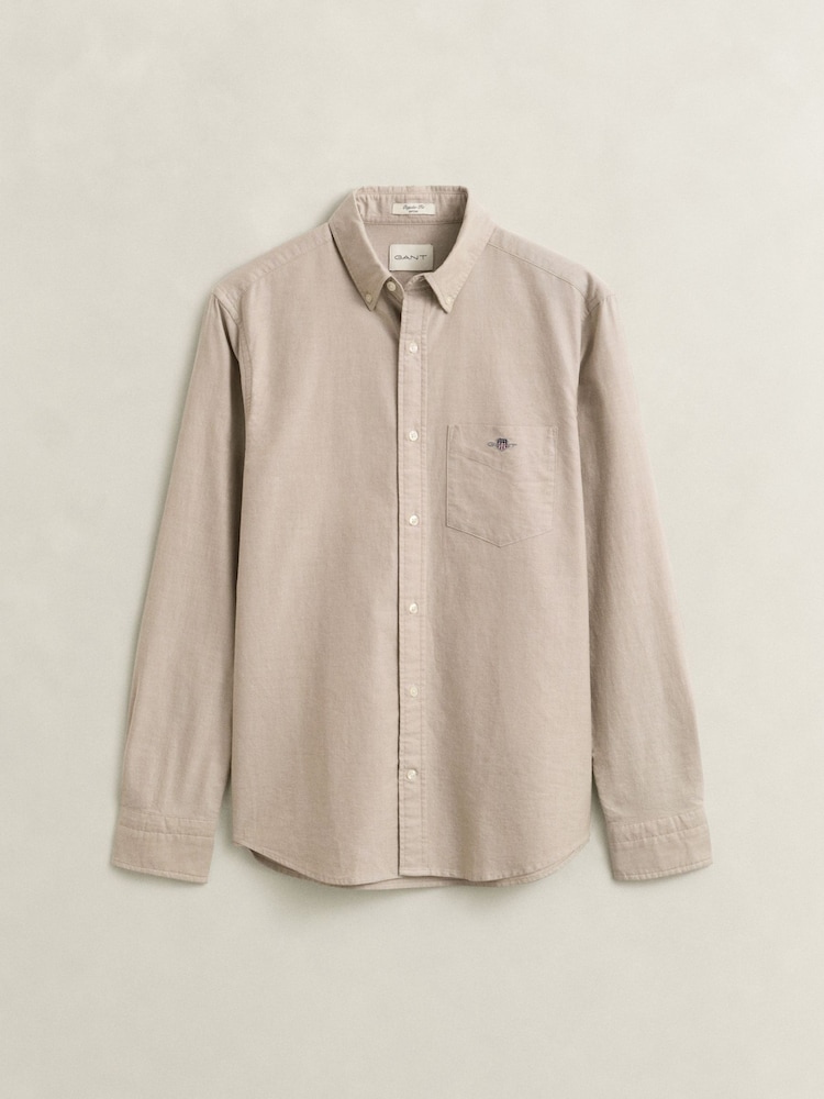 GANT Brown Classic Oxford Shirt - Image 7 of 7 GANT Brown Classic Oxford Shirt - Image 7 of 7