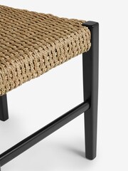 Nina Campbell Set of 2 Black Alder Dining Chairs - Image 5 of 5