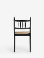 Nina Campbell Set of 2 Black Alder Dining Chairs - Image 7 of 8