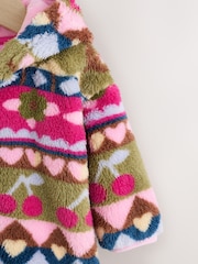 Multi Fairisle - Jachetă din fleece cu fermoar pentru bebeluși (0luni-2ani) - Imaginea 3 din 7