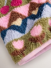 Multi Fairisle - Jachetă din fleece cu fermoar pentru bebeluși (0luni-2ani) - Imaginea 5 din 7