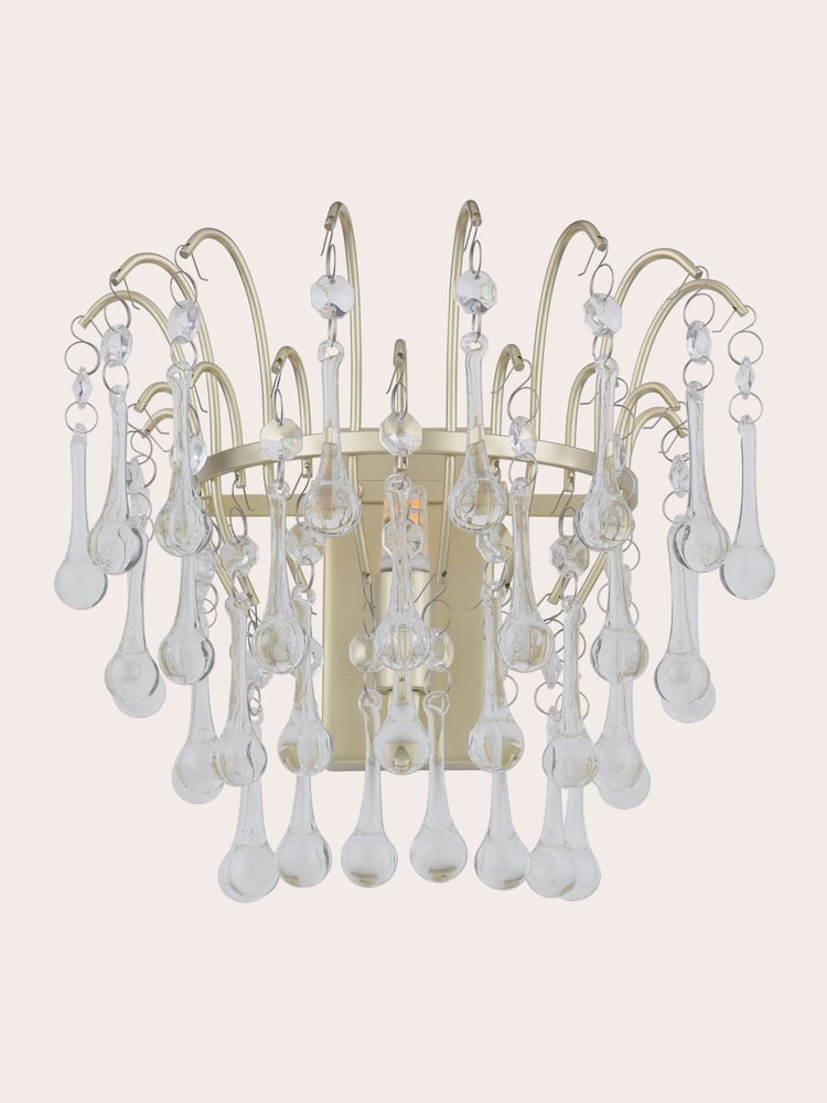 Laura Ashley Gold Willow Wall Light - Image 4 of 4 Laura Ashley Gold Willow Wall Light - Image 4 of 4
