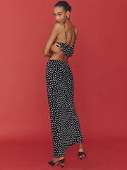 Anthropologie The Tilda Maxi Slip Black Skirt - Image 2 of 4