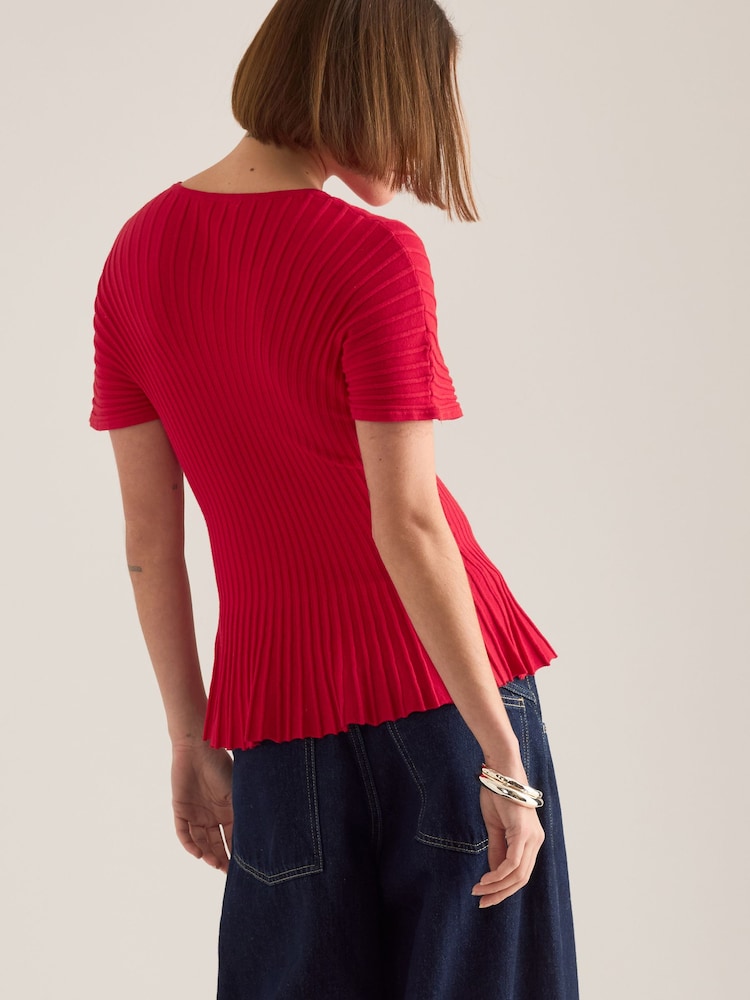 Anthropologie Rib Waisted Top - Image 3 of 3