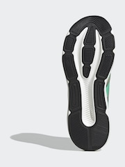 adidas Black/Green Galaxy 8 Running Trainers - Image 5 of 8