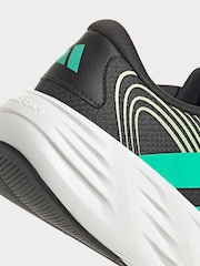 adidas Black/Green Galaxy 8 Running Trainers - Image 8 of 8
