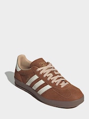 adidas Originals Brown Gazelle Indoor Trainers - Image 3 of 9