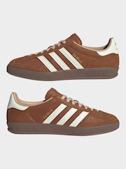 adidas Originals Brown Gazelle Indoor Trainers - Image 7 of 9