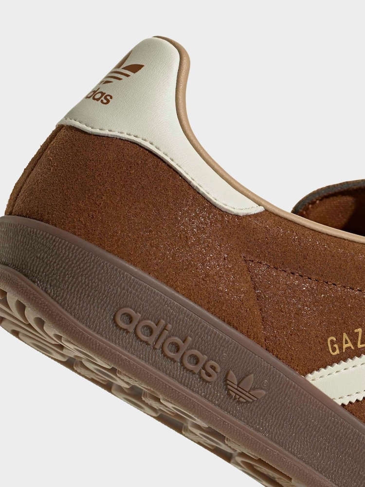 adidas Originals Brown Gazelle Indoor Trainers - Image 9 of 9