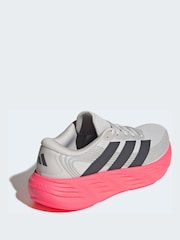 adidas Grey/Red Galaxy 8 Running Trainers - Image 4 of 8