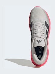 adidas Grey/Red Galaxy 8 Running Trainers - Image 5 of 8