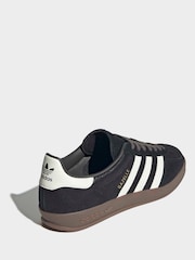 adidas Originals Black Gazelle Indoor Trainers - Image 4 of 9