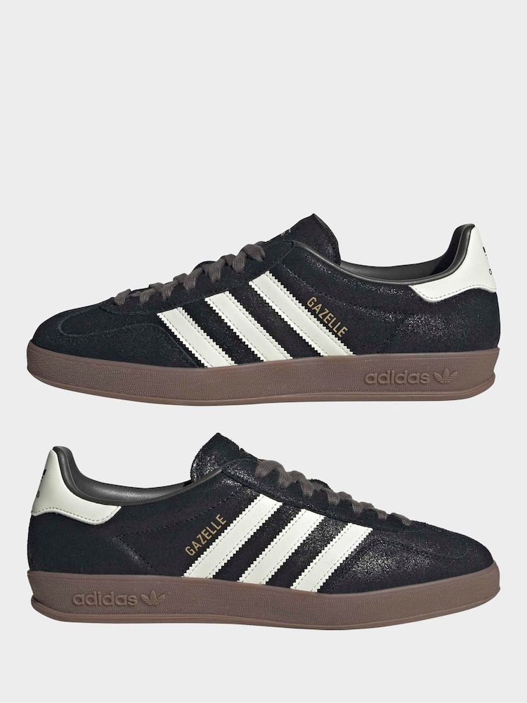 adidas Originals Black Gazelle Indoor Trainers - Image 9 of 9 adidas Originals Black Gazelle Indoor Trainers - Image 9 of 9
