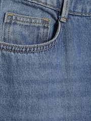Blauw - River Island High Rise Soft Wide Leg Jeans - Afbeelding 6 van 6