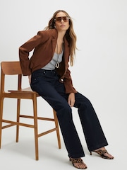 River Island Blue Mid Rise Bootcut Jeans - Image 2 of 4