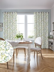 Laura Ashley Fresh Green Brayton Leaves Made to Measure Curtains - Image 1 of 9
