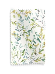 Laura Ashley Fresh Green Brayton Leaves Made to Measure Curtains - Image 9 of 9