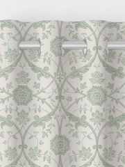 Laura Ashley Pistachio Endale Trellis Made to Measure Curtains - Image 7 of 9