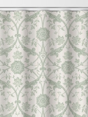 Laura Ashley Pistachio Endale Trellis Made to Measure Curtains - Image 8 of 9