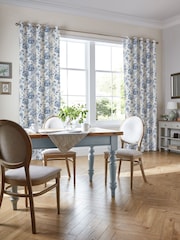 Laura Ashley Dark Seaspray Adwick Trail Made to Me Measure Curtains - Image 2 of 9