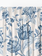Laura Ashley Dark Seaspray Adwick Trail Made to Me Measure Curtains - Image 5 of 9
