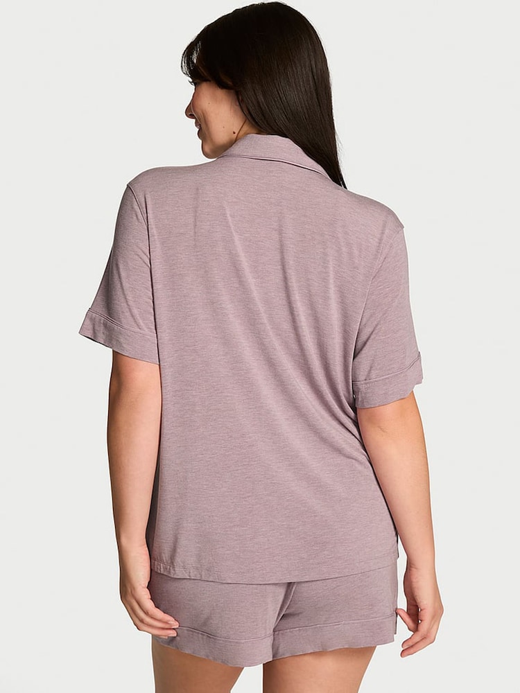 Victoria's Secret Heather Violet Haze Purple Modal Short Pyjamas Set - Image 2 of 2