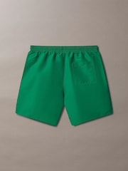 Calvin Klein Green Monogram Swim Shorts - Image 2 of 2