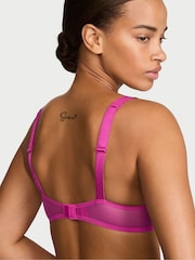 Victoria's Secret Pink Fire Lightly Lined Demi Shine Strap Lace Bra - Image 2 of 2