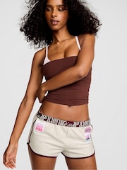 Victoria's Secret PINK Snow Heather Grey Modal Mini Shorts - Image 1 of 2