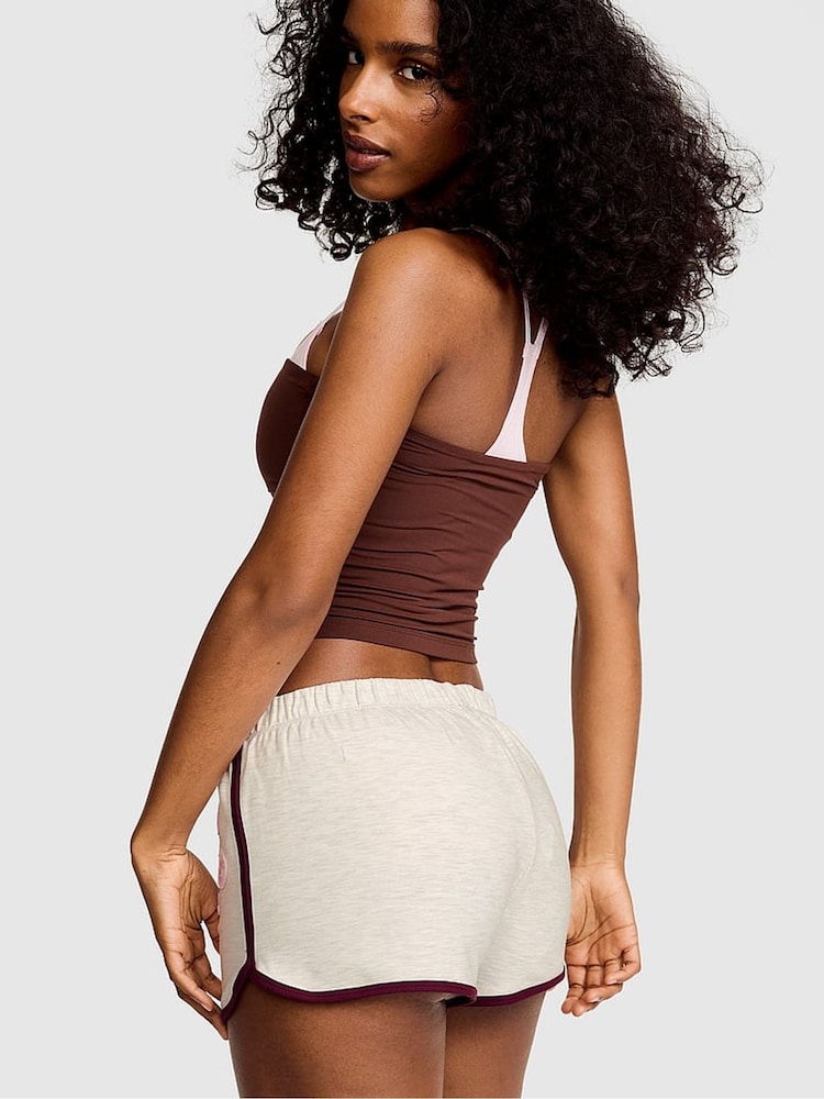 Victoria's Secret PINK Snow Heather Grey Modal Mini Shorts - Image 2 of 2