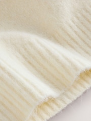 Ecru Bardot Brooch Off Shoulder Knitted Jumper - Image 7 of 8