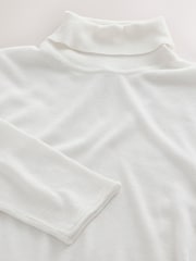 Ecru Long Sleeve Roll Neck Jumper - Image 7 of 7