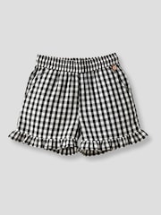 Angel & Rocket Black Megan Gingham Frill Shorts - Image 1 of 2