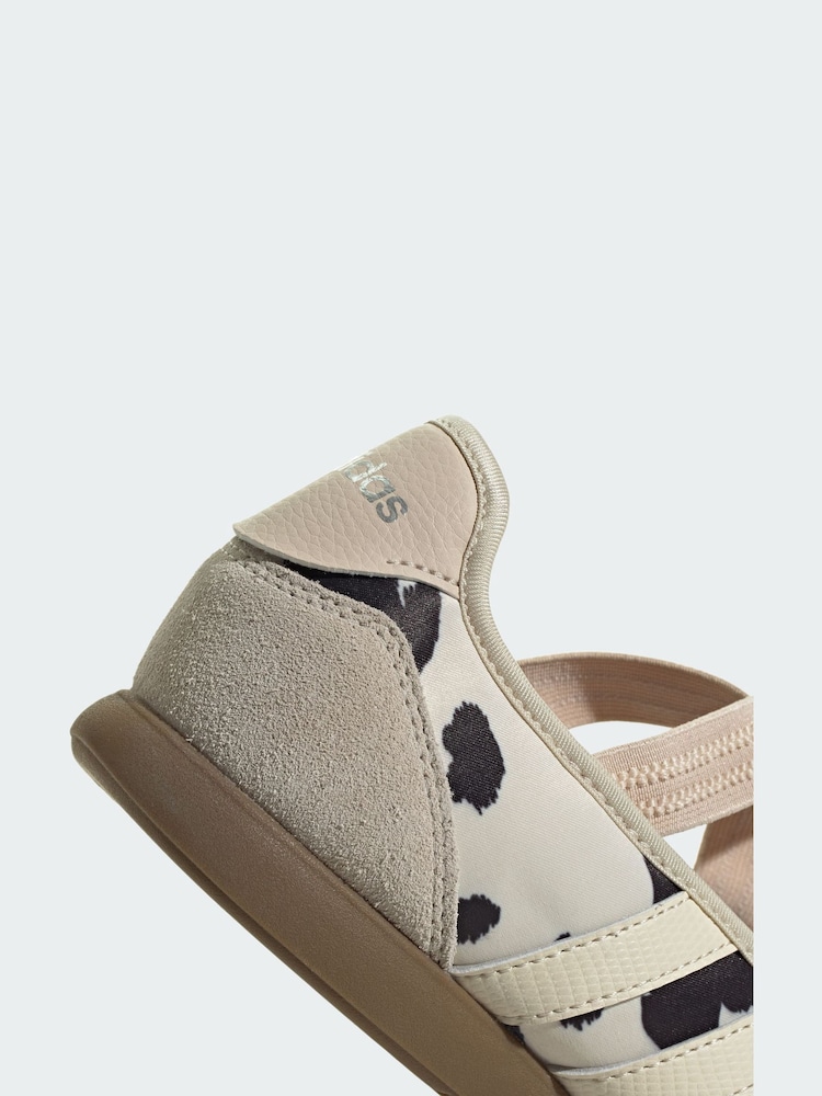 adidas Cow Print Barreda Mary Jane Ballet Trainers - Image 4 of 4 adidas Cow Print Barreda Mary Jane Ballet Trainers - Image 4 of 4