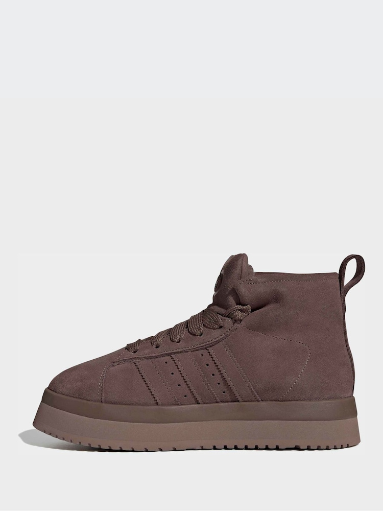 adidas Originals Dark Brown Campus 00S Winter Mid Trainers - Image 2 of 10 adidas Originals Dark Brown Campus 00S Winter Mid Trainers - Image 2 of 10