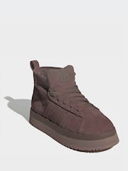 adidas Originals Dark Brown Campus 00S Winter Mid Trainers - Image 4 of 10