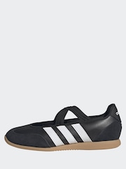 adidas Black/White Barreda Mary Jane Ballet Trainers - Image 2 of 10