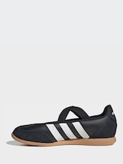 adidas Black/White Barreda Mary Jane Ballet Trainers - Image 3 of 10