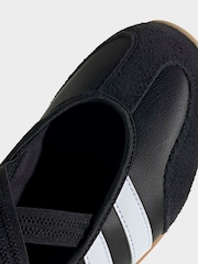 adidas Black/White Barreda Mary Jane Ballet Trainers - Image 9 of 10