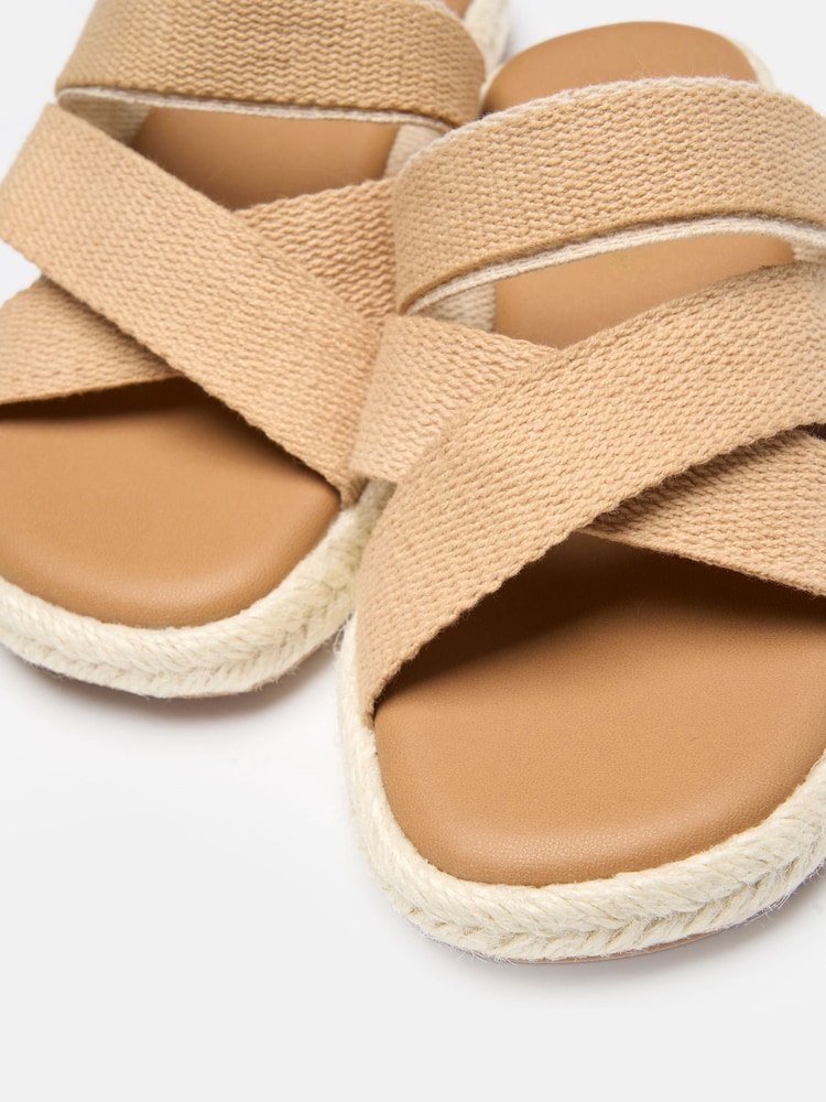 Angel & Rocket Tan Espadrille Sandals - Bild 4 von 4