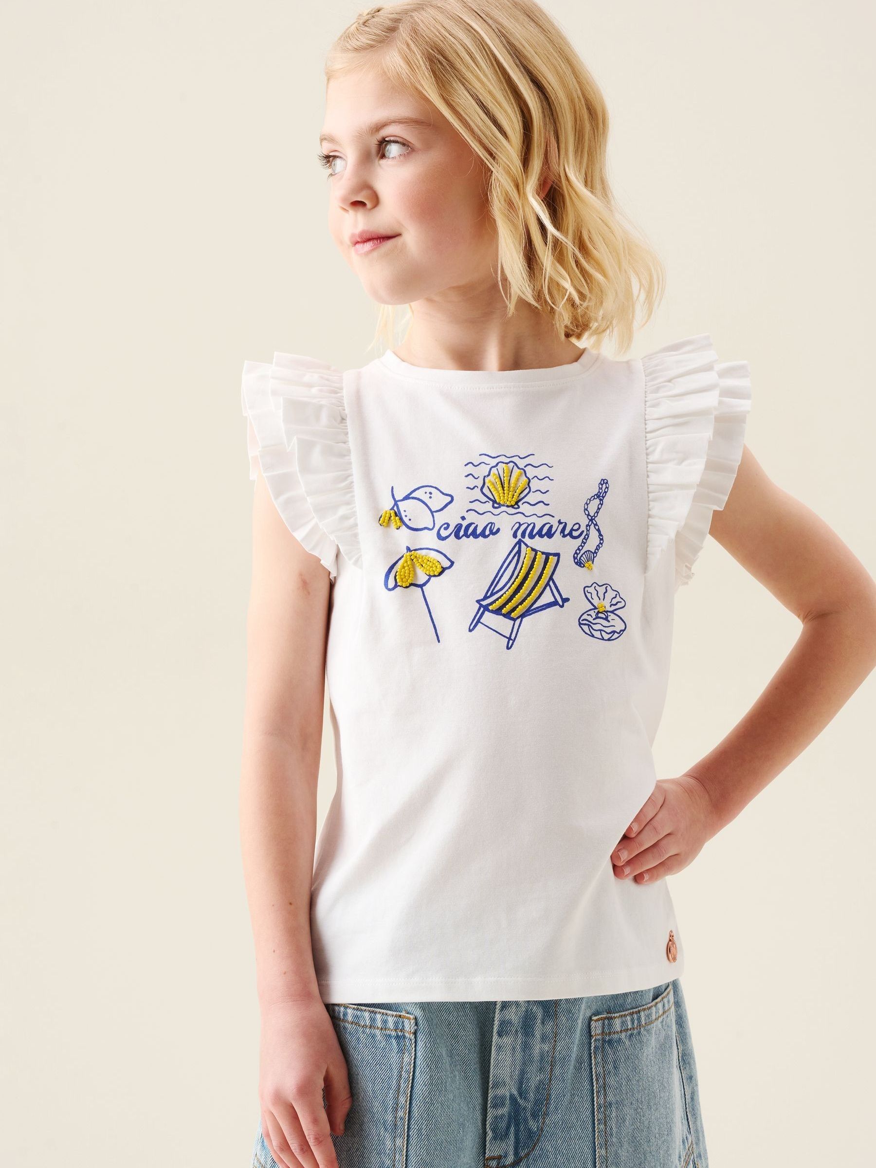 Buy Angel & Rocket White Mariella Ciao Mare Top from Next Canada