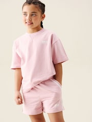 Angel & Rocket Pink Romy Side Stripe Shorts - Image 3 of 5